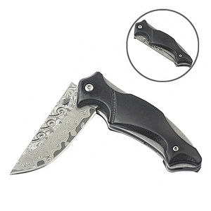 Wood handle pocket  knife OEM camping knife