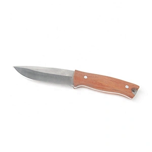 Full Tang Stainless Steel Blade Outdoor Camping Survival Knife with wood handle