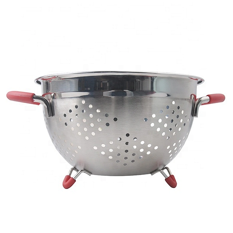 High quality  fruit basket strainer food grade stainless steel   kitchen multifunction colander set