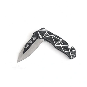 New professional outdoor folding pocket knife with aluminum handle