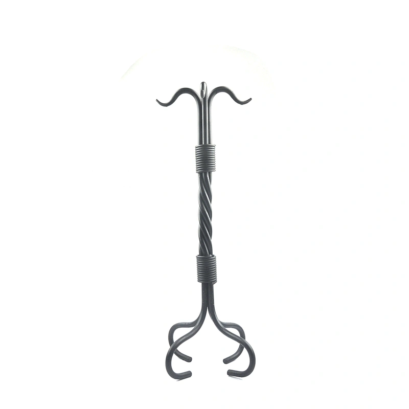 High Quality Black Metal Fireplace Tools Set For Sale