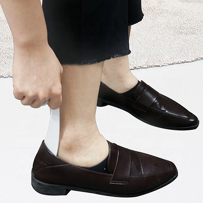 Long handle shoe helper shoe accessories designer short metal shoe horn
