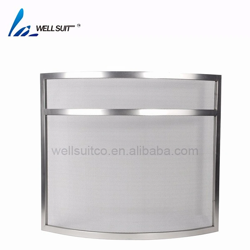 Good price fireplace screen fire screen With Black Powder Coating for fireproof