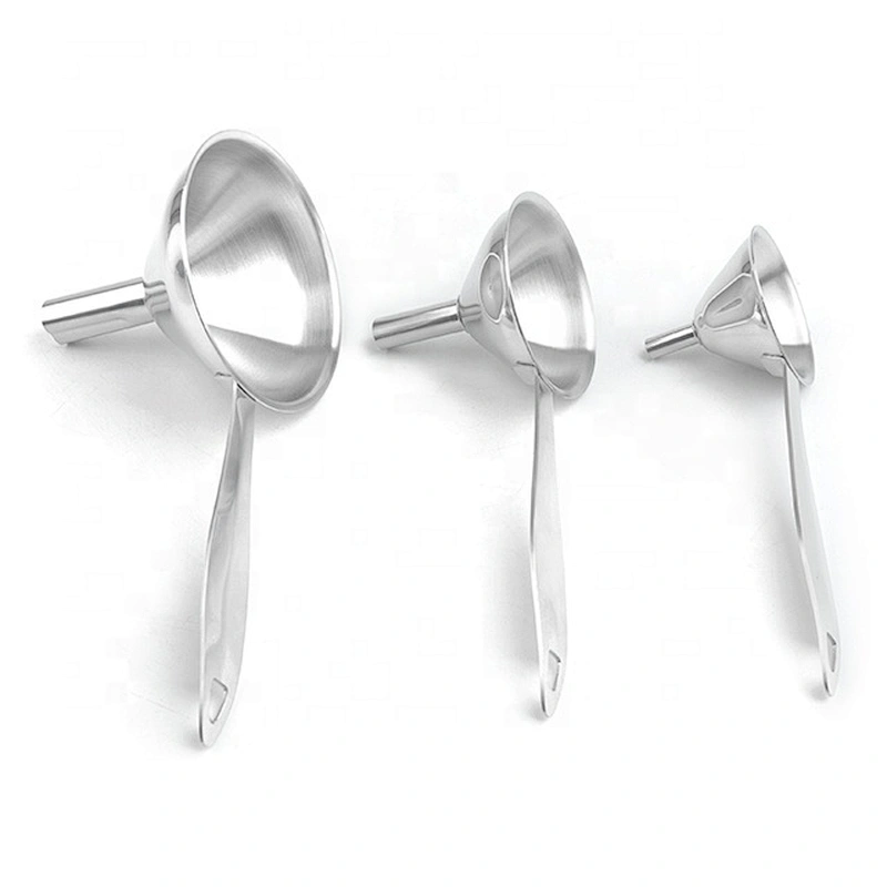 New design hot selling stainless steel kitchen funnel