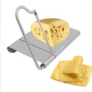 High quality stainless steel kitchen cheese slicer arm slicer ware cheese and butter cheese board
