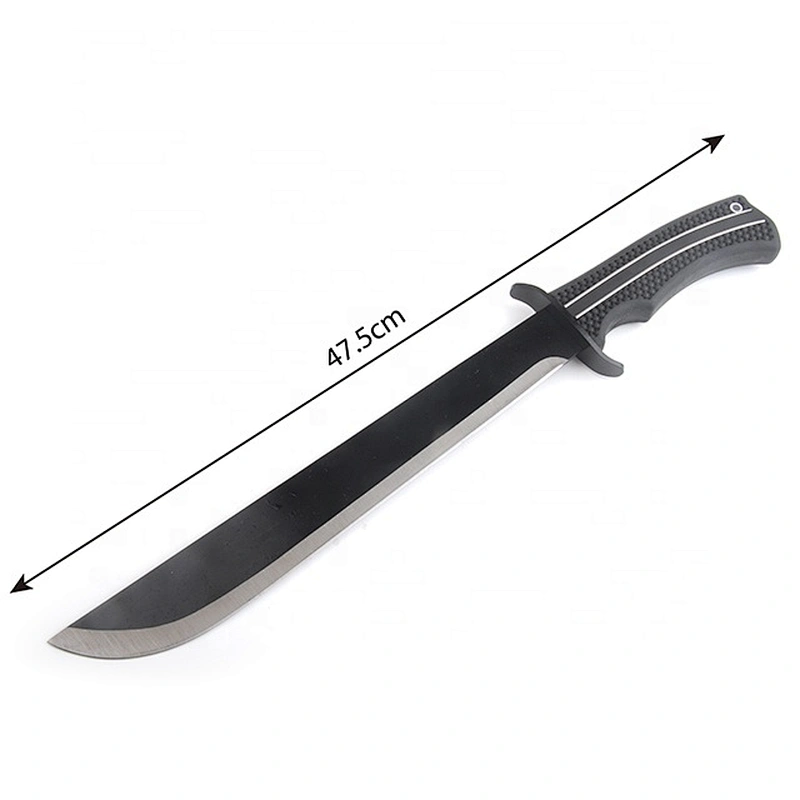 New design hot selling stainless steel outdoor camping survival machete with plastic handle