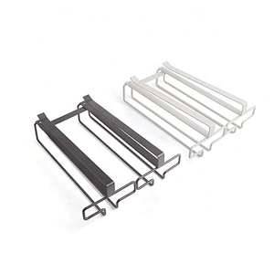 Under cabinet display rack drinking glass rack wine glass hanging rack