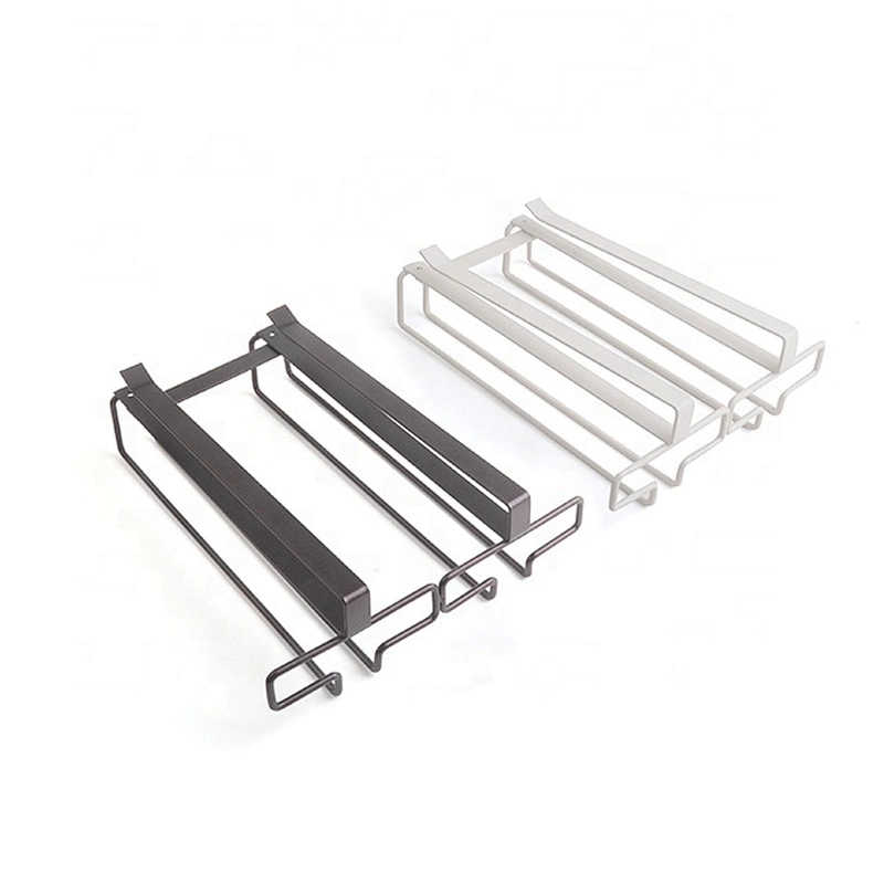 Under cabinet display rack drinking glass rack wine glass hanging rack