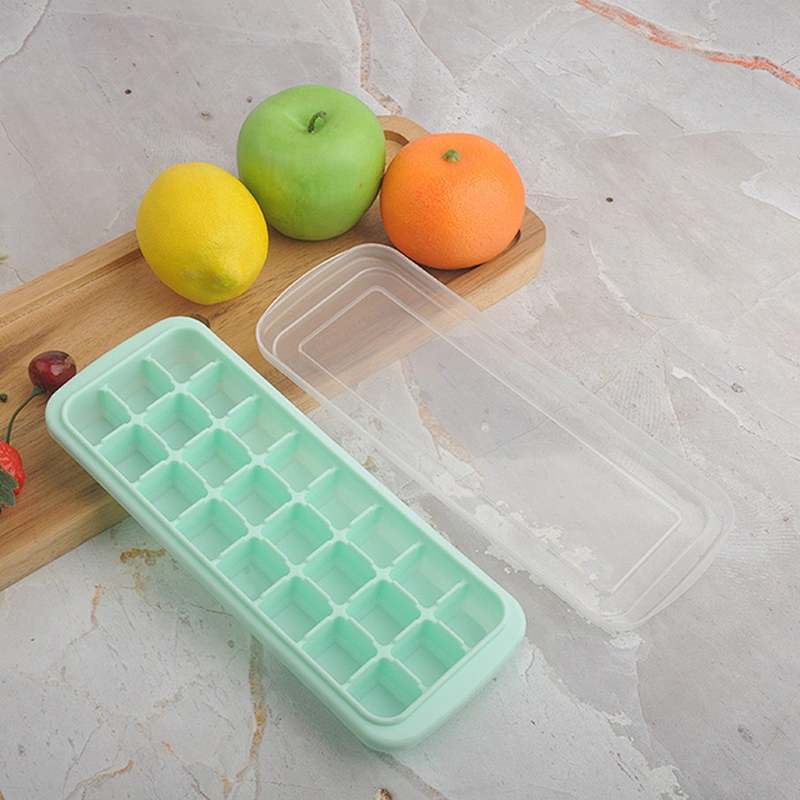 bpa free mini silicone ice cube tray with Removable PP Lid