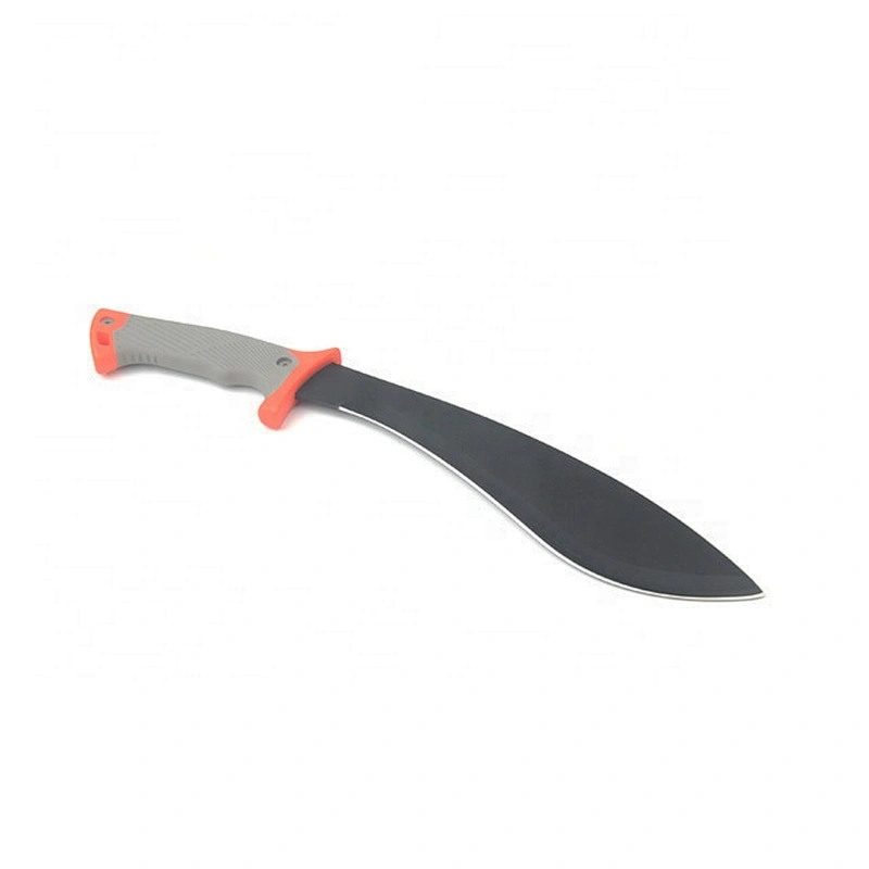 New professional outdoor survival knife matchet with TPR handle
