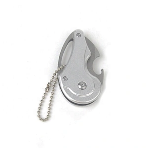 Mini multifunctional folding keychain gift knife
