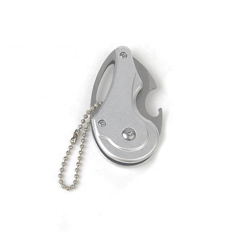 Mini multifunctional folding keychain gift knife
