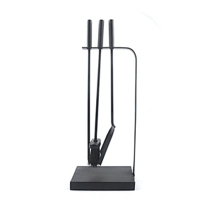 Fireplace accessories  for garden outdoor fireplace with stand wooden holder