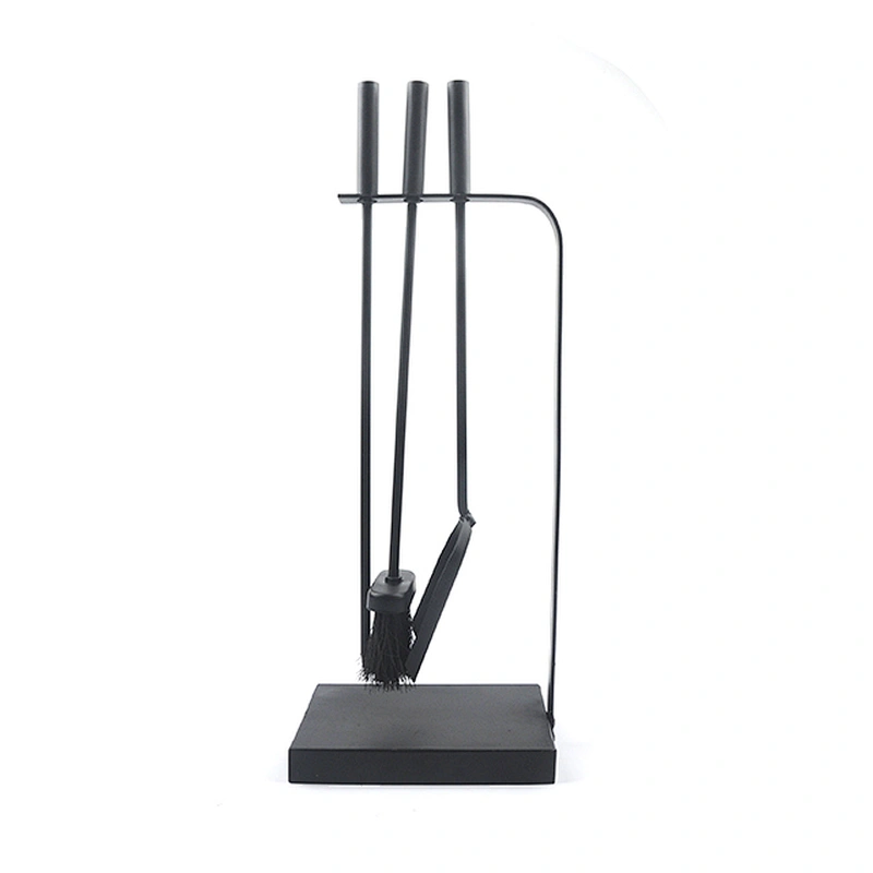 Fireplace accessories  for garden outdoor fireplace with stand wooden holder