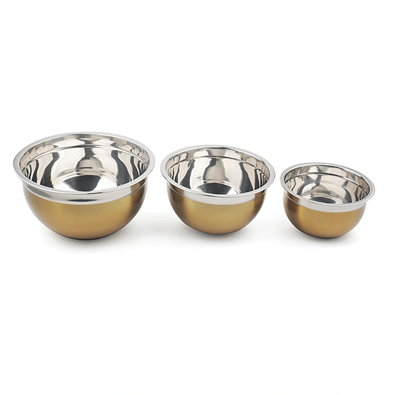 Cheap wholesale Non Slip Bottom Multipurpose Stainless Steel Mixing Bowl set