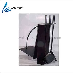 Hot selling fireplace log rack stainless steel fireplace accessory