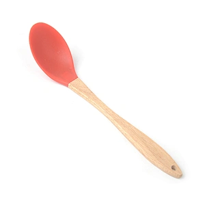 kitchenware spatula utensil sets Silicone 6pcs Kitchen Cooking utensil set with wood handle