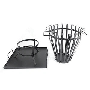 New design best quality outdoor iron fire basket