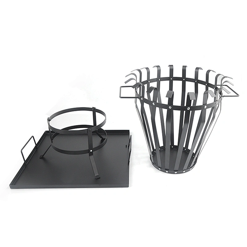 New design best quality outdoor iron fire basket