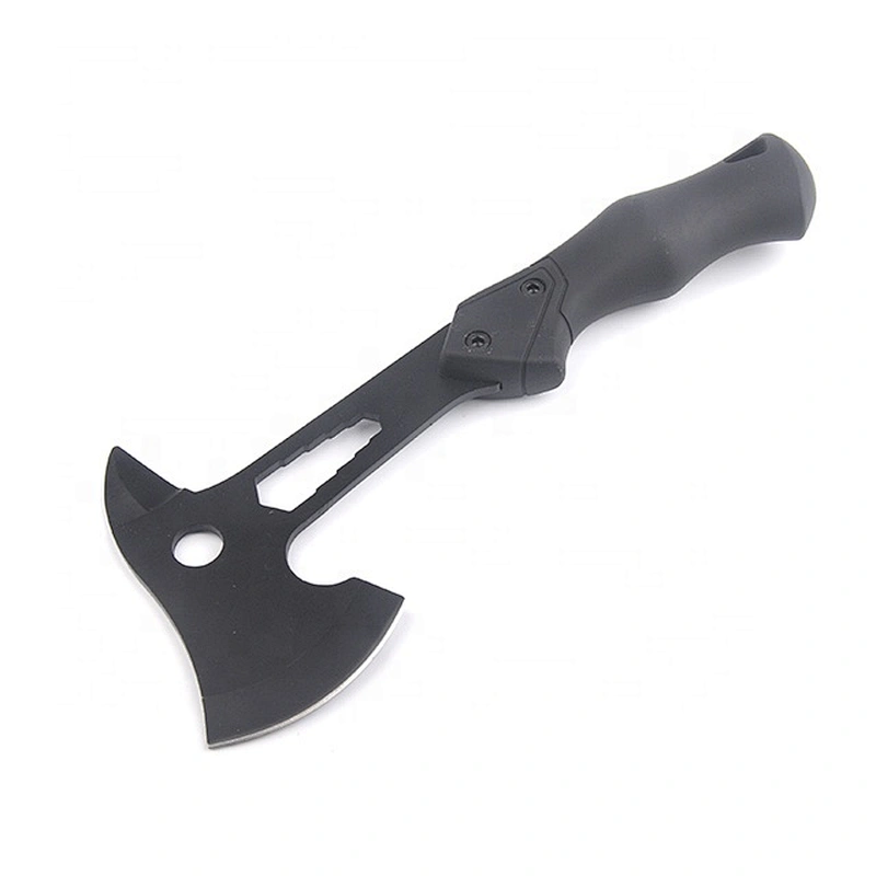 Stainless Steel Outdoor Tool Camping Damascus Hatchet with Soft Handle