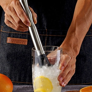 Home bar tool Stainless Steel Cocktail Ice Muddler Create Delicious Mojitos and Other Fruit Based Drinks