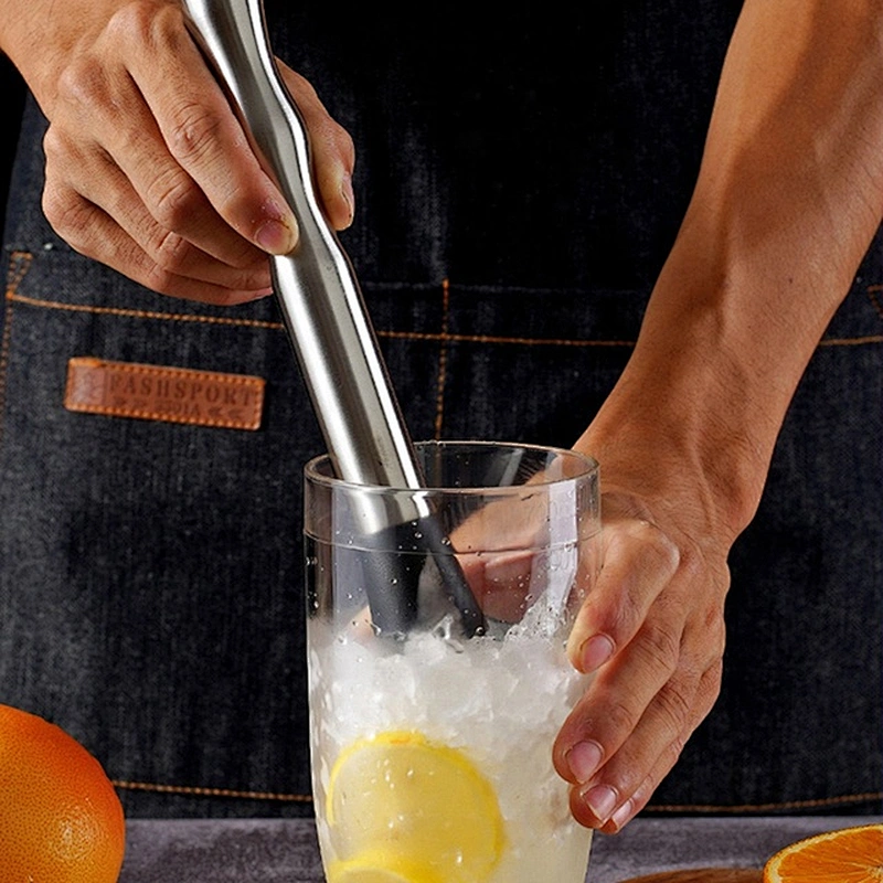 Home bar tool Stainless Steel Cocktail Ice Muddler Create Delicious Mojitos and Other Fruit Based Drinks