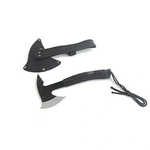 New design hot selling stainless steel outdoor survival hatchet with nylon string handle