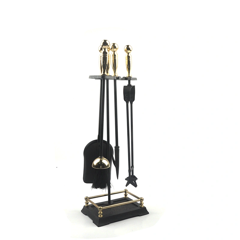 Traditional Free Standing outdoor fireplace 4pcs  Stainless Steel Fireplace tool set