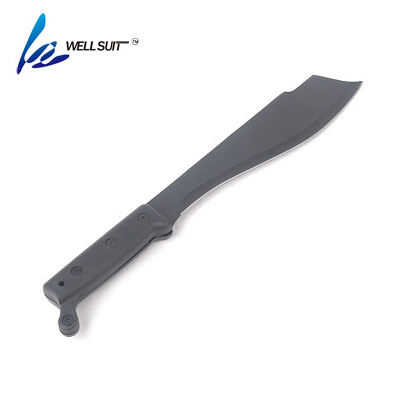 Black Fixed Blade Survival Outdoor Machete with Sheath