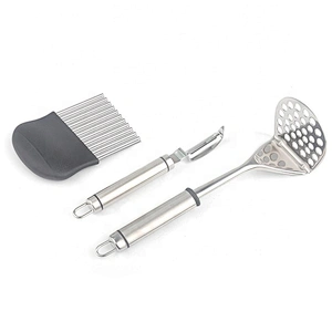 Stainless steel ladle grater potato cutter fruit vegetable tools kitchen gadget