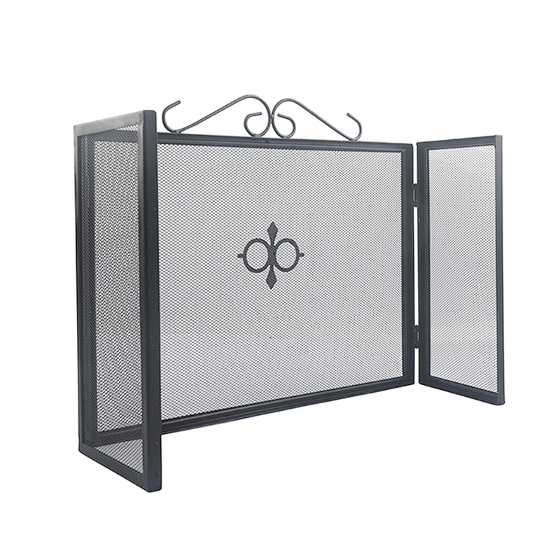 Hot Selling Iron Safe Proof Fence 3 Panel Metal Panel Gate Proof Fireplace Screen Free Standing