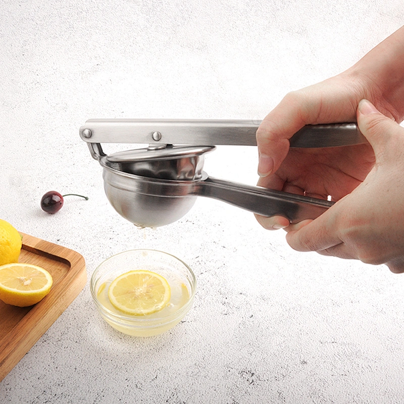 stainless steel manual lemon squeezer