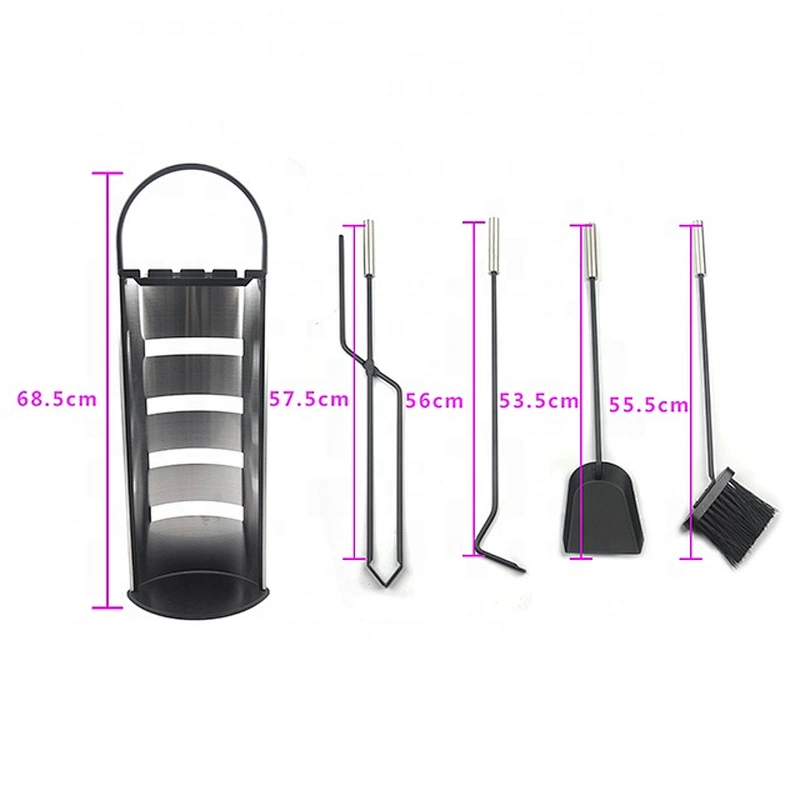 Newest Design Luxury Wrought Iron Fireplace Tool Set