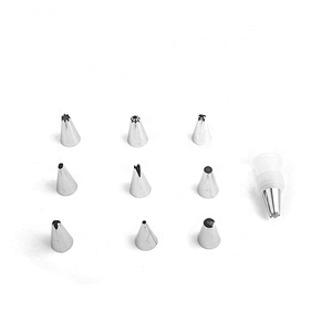 Stainless steel cake decorating tips set baking nozzles tips with Heart shape plastic box cookie decoration mouth
