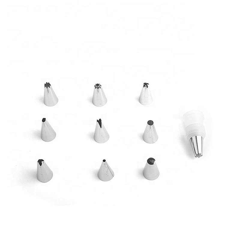 Stainless steel cake decorating tips set baking nozzles tips with Heart shape plastic box cookie decoration mouth