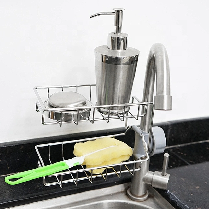 Factory supply adjustable  bathroom shelf storage rack wire storage rack kitchen rack