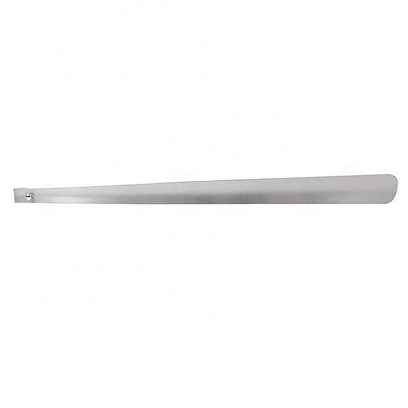 High quality durable novelty long handlel stainless steel metal shoe horn