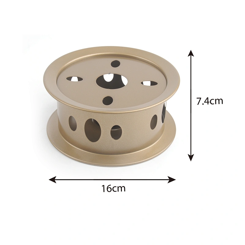 Stainless steel tea coffee milk pot candle tea warmer base