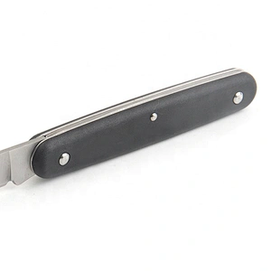 Black Color Wood Handle Stainless Steel Folding Knife for grafting trees