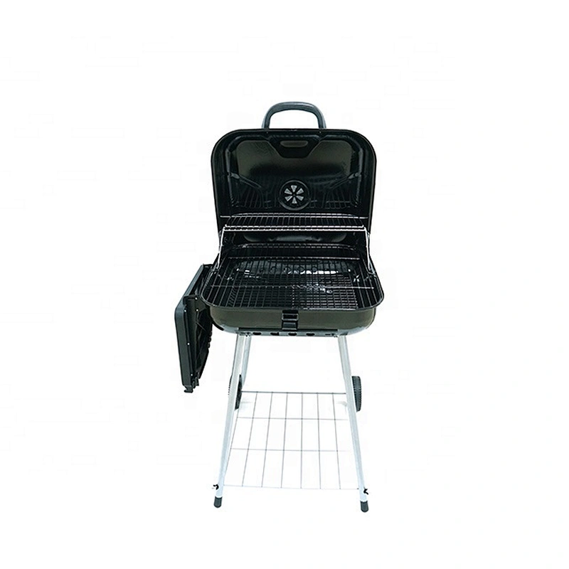 Simple kitchen commercial indoor charcoal iron bbq grill
