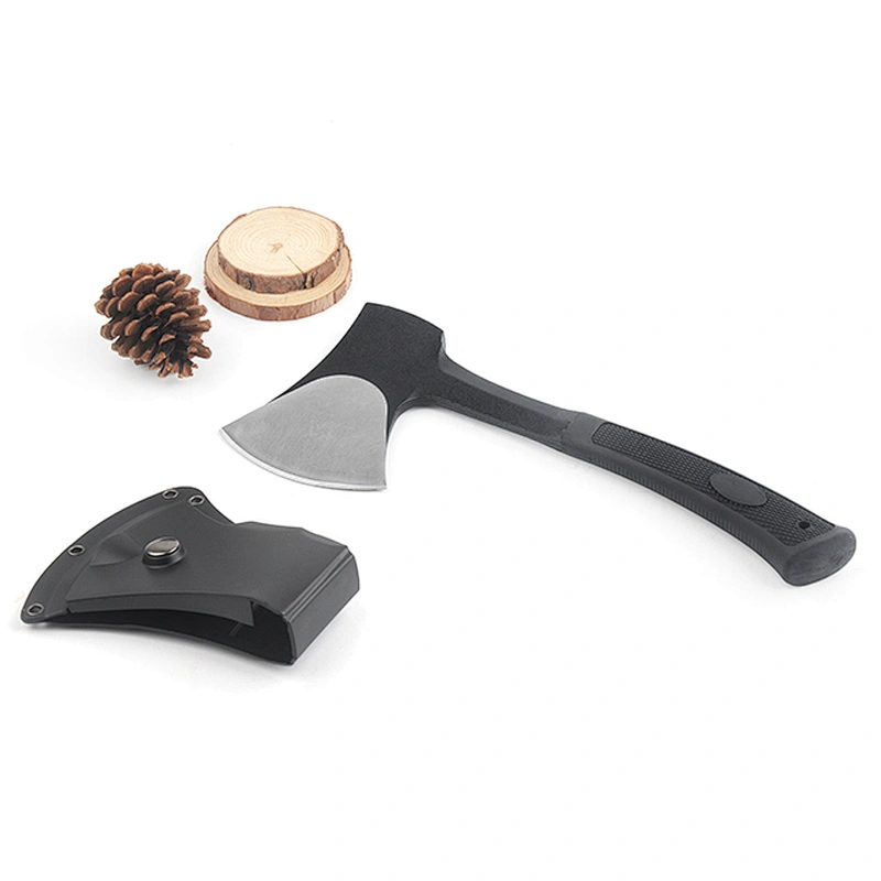 High quality stainless steel outdoor survival axe camping hatchet with nylon sheath