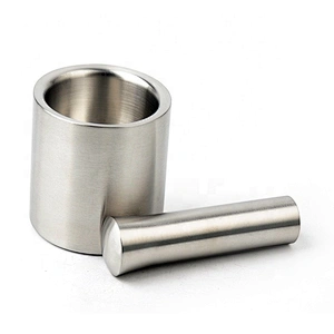 Kitchen grinder stainless steel mortar and pestle set for sale