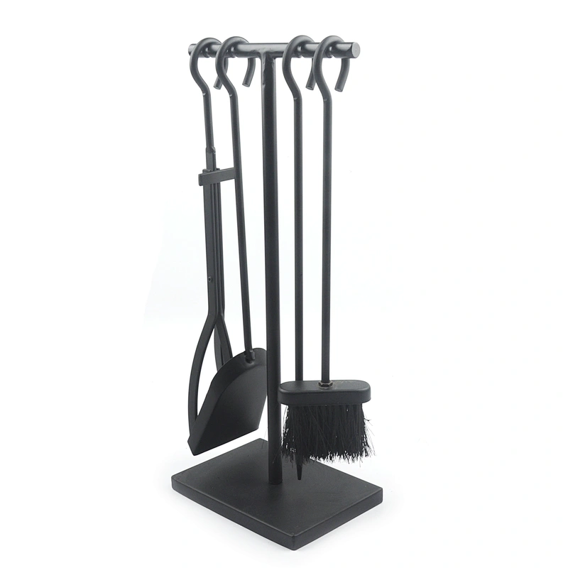 Durable fireplace  accessories wholesale color coating  fireplace tools 4pcs set for outdoor