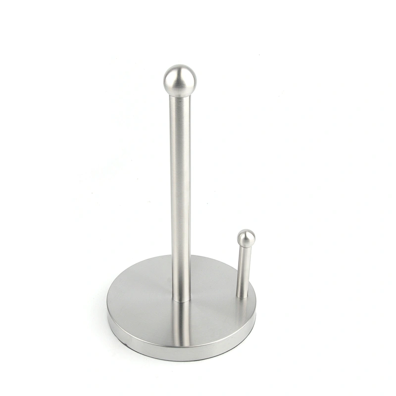 Stainless Steel Tissue Holder Towel Roll Metal Steel Countertop Rack Tissue Roll and Napkin Tissue Rack