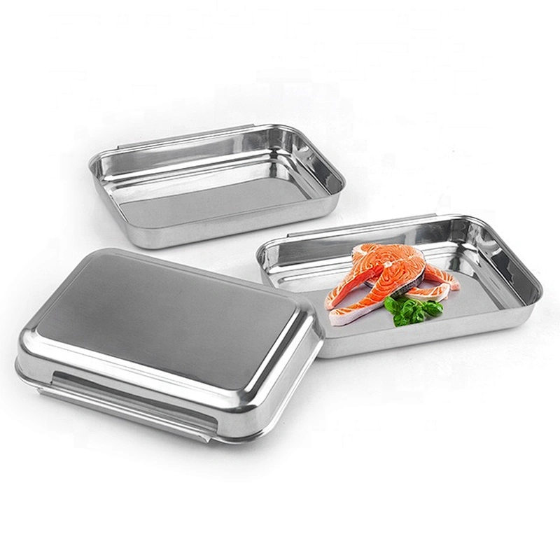3PCS square stainless steel baking mini cake pan set