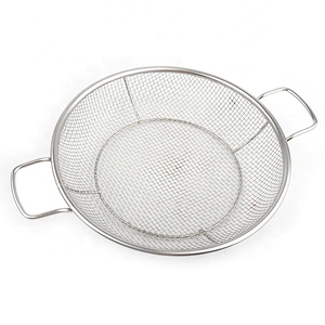New design food grade stainless steel  kitchen  fruit round  vegetable colander