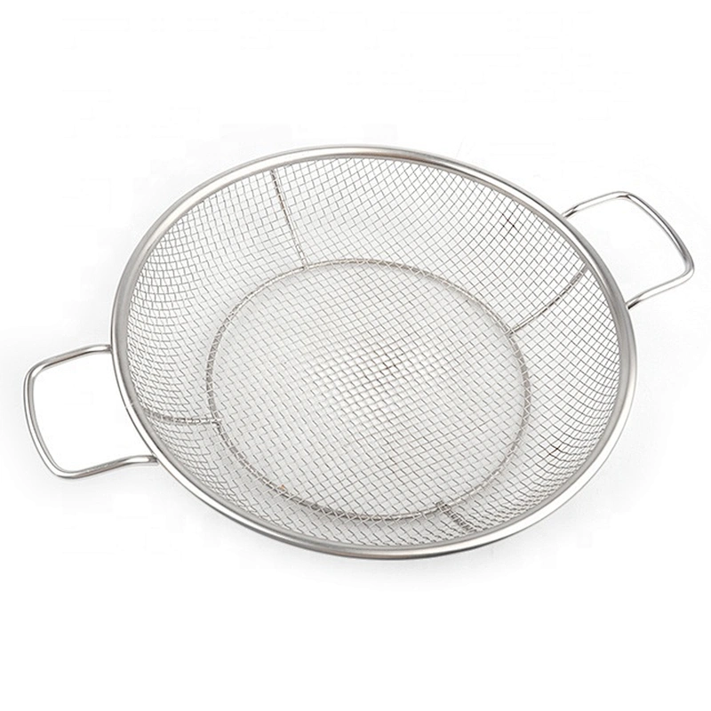 New design food grade stainless steel  kitchen  fruit round  vegetable colander
