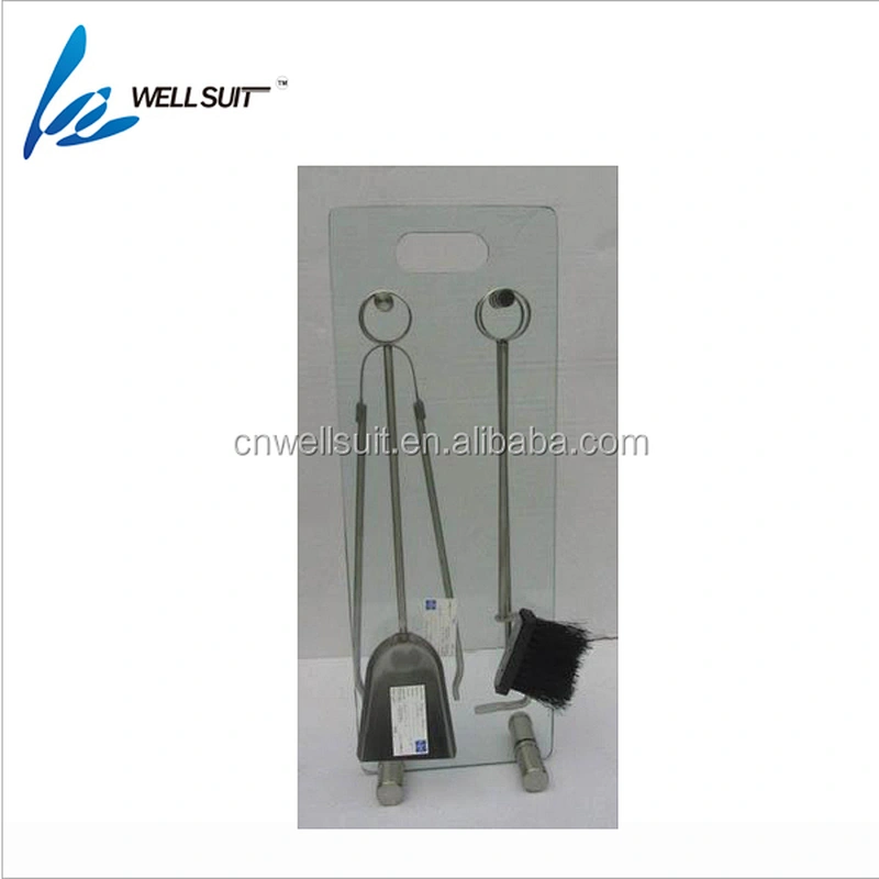 High Quality Rustic stainless steel iron Fireplace Tool set