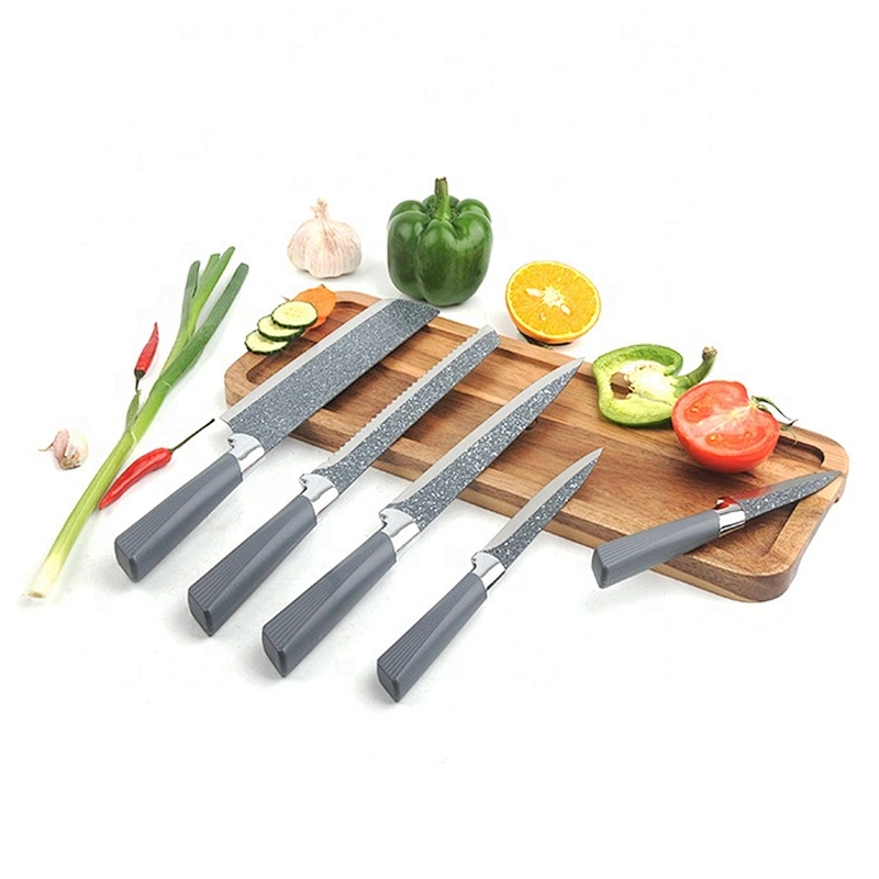5pcs in 1 New design hot selling  Stainless Steel sharp chef kitchen knife set of  for  Kitchen Accessories