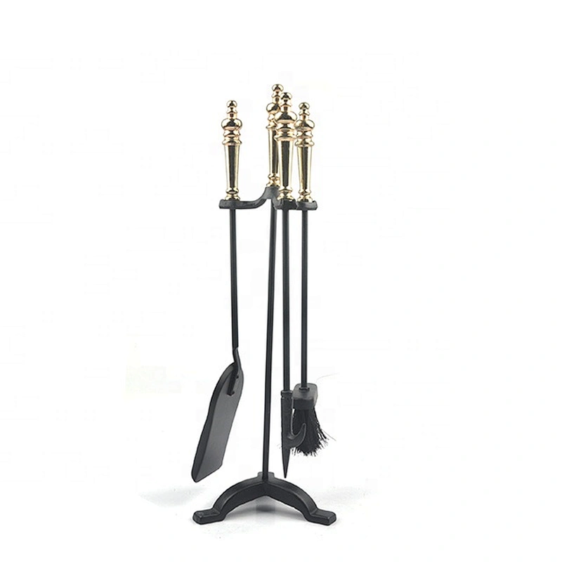 Fireside standing zinc alloy fireplace tools set for sale